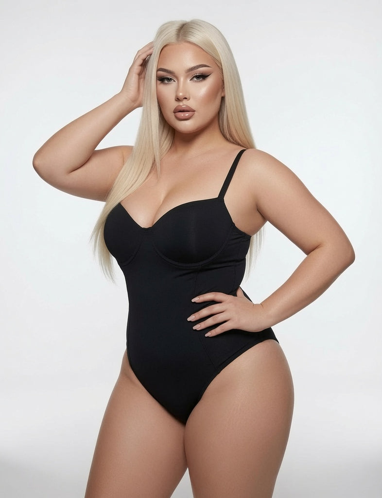 MB FASHION Seamless Contour Molded-Cup Bodysuit 8336