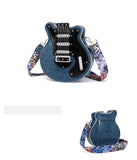 Every Fashion Guitar Shape Crossbody Bag 34-2021