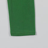 MB FASHION Feather Trim Sheer Jumpsuit Set 65