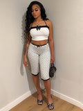 MB FASHION 2-Piece Bow Biker Shorts Set 6020