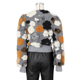 MB FASHION 3D FLORAL JACKET 0562LY