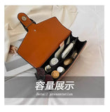 Every Fashion Textured Chain Shoulder Bag with Metal Buckle Detail