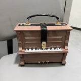 Every Fashion Piano Shaped Handbag with Top Handle