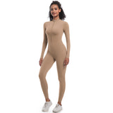 MB FASHION Long Sleeve Zip-Up  HIGH QUALITY Jumpsuit 2402