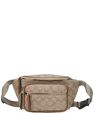 EVERY FASHION Patterned Belt Bag with Multiple Zippered Compartments MS008-1015