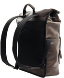 EVERY FASHION Classic FAUX Leather Backpack with Buckle Straps and Front Pocket C5-8883-1