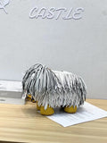 EVERY FASHION Shaggy Dog Fringe Novelty Crossbody Bag TS-1051