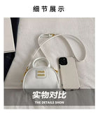 Every Fashion Mini Patent Dome Handbag with Top Handles and Crossbody Strap