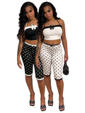 MB FASHION 2-Piece Bow Biker Shorts Set 6020
