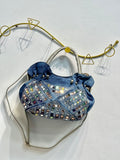 Every Fashion Glam Studded Tote with Braided Handle 59250