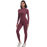 MB FASHION Long Sleeve Zip-Up  HIGH QUALITY Jumpsuit 2402
