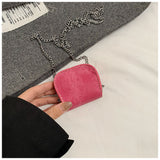 Every Fashion Mini Flap Crossbody Bag with Chain Strap and Logo Detail