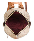 EVERY FASHION Geometric Print Backpack with Matching Wallet FT-8578W