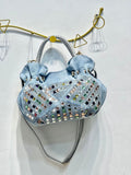 Every Fashion Glam Studded Tote with Braided Handle 59250