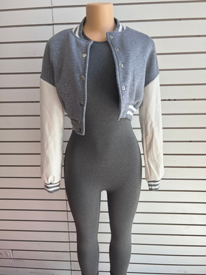 MB FASHION Quality Varsity Jacket & Jumpsuit Set