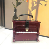 Every Fashion Piano Shaped Handbag with Top Handle