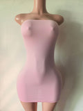 MB FASHION Strapless Bodycon Mini Dress 300968