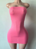 MB FASHION Strapless Bodycon Mini Dress 300968