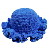 Every Fashion (MIXED PACK 6 PIECE) Handmade Crochet Ruffle Brim Hat