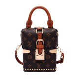 EVERY FASHION Luxury Inspired Monogram Small Top Handle Bag