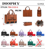 Every Fashion Mini Structured “The Tote Bag” Handbag with Matching Wallet TB6-1122-A