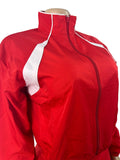 MB FASHION Long Sleeve Zip-Up Cropped Jacket & Ruched Mini Skirt Set 6012