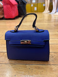 Every Fashion Mini Luxe Top Handle Satchel with Gold-Tone Lock 7629
