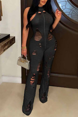 MB FASHION BLACK JUMPSUITS 2168LY