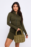 EVERY FASHION  Athletic Set Long-Sleeve Zip-Up Design HR24068