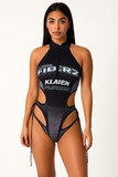MB FASHION Racer Cutout Monokini One-Piece Swimsuit 6194LY