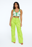 MB FASHION High-Waisted Cargo Pants with Pockets 0617LY