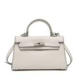 Every Fashion Mini Luxe Top Handle Satchel with Gold-Tone Lock 7629