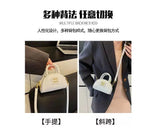 Every Fashion Mini Patent Dome Handbag with Top Handles and Crossbody Strap