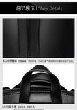 EVERY FASHION Moto Jacket Style Backpack with Quilted Sides and Zipper Details