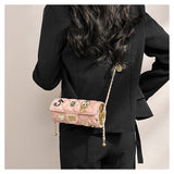 Every Fashion Quilted Mini Shoulder Bag with Decorative Charms