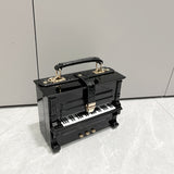 Every Fashion Piano Shaped Handbag with Top Handle