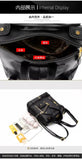 EVERY FASHION Moto Jacket Style Backpack with Quilted Sides and Zipper Details
