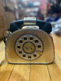 EVERY FASHION Vintage Telephone Handbag with Rotary Dial Design