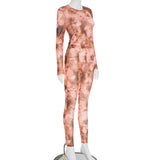 MB FASHION Floral Mesh Long Sleeve Two-Piece Set 65