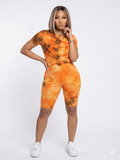 Every Fashion Tie-Dye Two-Piece Short Set