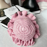 Every Fashion (MIXED PACK 6 PIECE) Handmade Crochet Ruffle Brim Hat