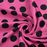 MB FASHION Polka Dot Strapless Bodycon Mini Dress