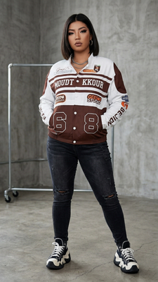 MB FASHION THIN MOTO 2 IN 1 JACKET AND SKIRT 8427LY