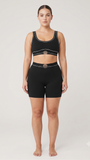 MB FASHION Scoop Neck Sports Bra & High-Waisted Biker Shorts Set 5083