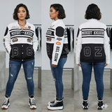 MB FASHION THIN MOTO 2 IN 1 JACKET AND SKIRT 8427LY