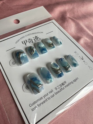 HANDMADE PRESS ON NAILS LV035 (S)