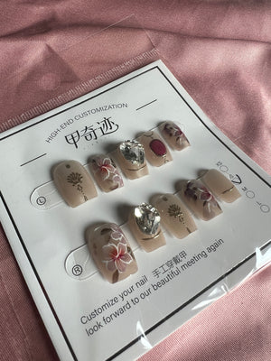 HANDMADE PRESS ON NAILS B015 (S)