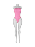 MB FASHION Strapless Ribbed Corset Top and Jogger Pants Set 5082LY