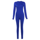 MB FASHION Ribbed Long Sleeve Bodycon Jumpsuit 6866LY