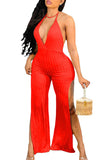 MB FASHION SEXY V NECK ONE PIECE OVERALL 5058R